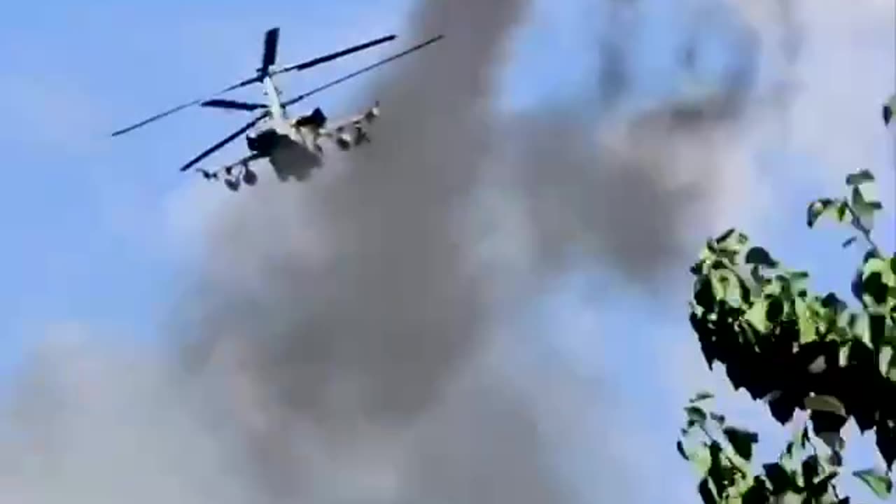 🇷🇺🇺🇦Footage of combat operations of the Ka-52