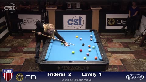 FINAL: Frideres vs Lovely ▸ 2015 US Bar Table Women’s 8-Ball Championship