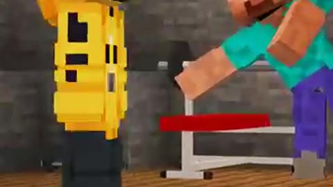 Minecraft with a BODYBUILDER