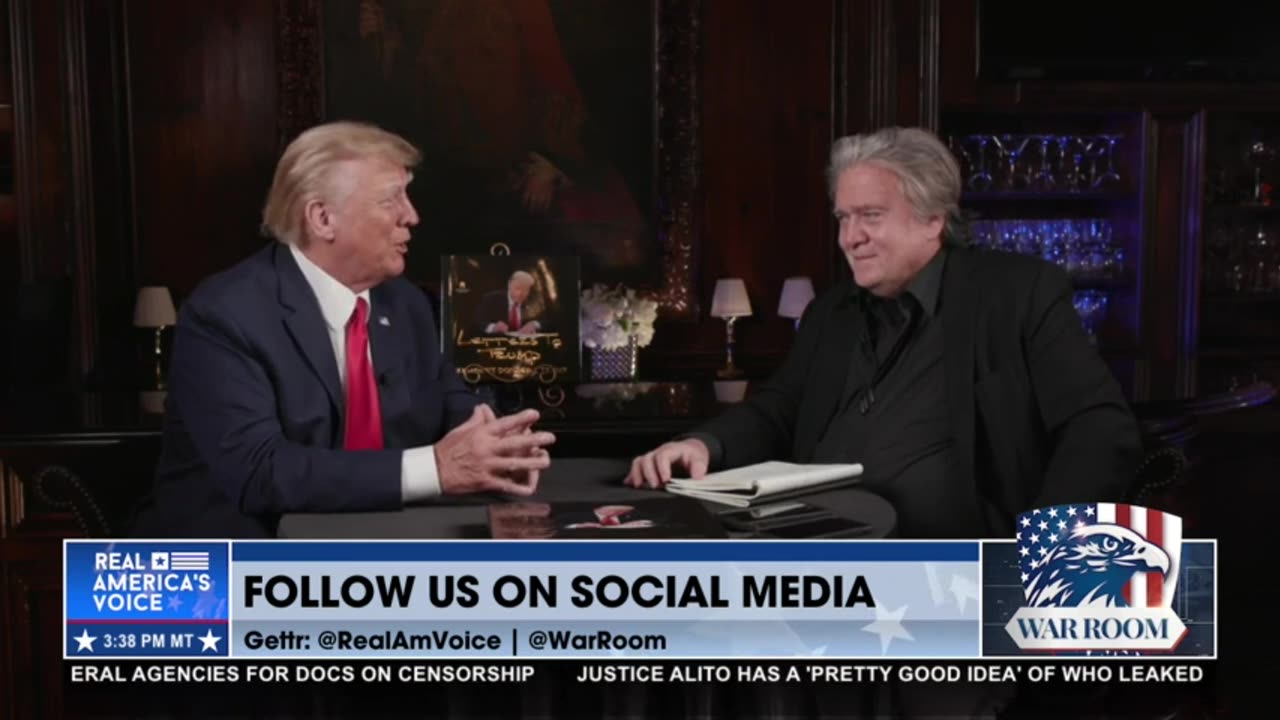 SPECIAL WAR ROOM EXCLUSIVE: STEVE BANNON TRUMP INTERVIEW AT MAR-A-LAGO