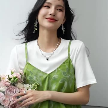 2024 Summer Chic Short Sleeve O Neck T-shirt