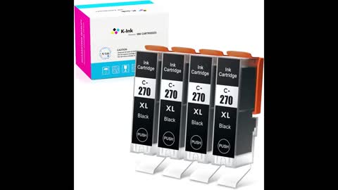 Review: Canon PGI-270 Ink Cartridge Black - 2 Pack in Retail Packing