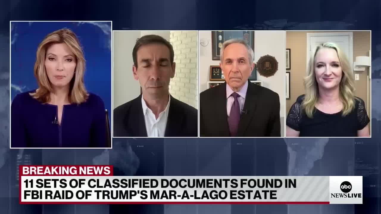 FBI recovered 11 sets of classified documents in Trump's home during raid