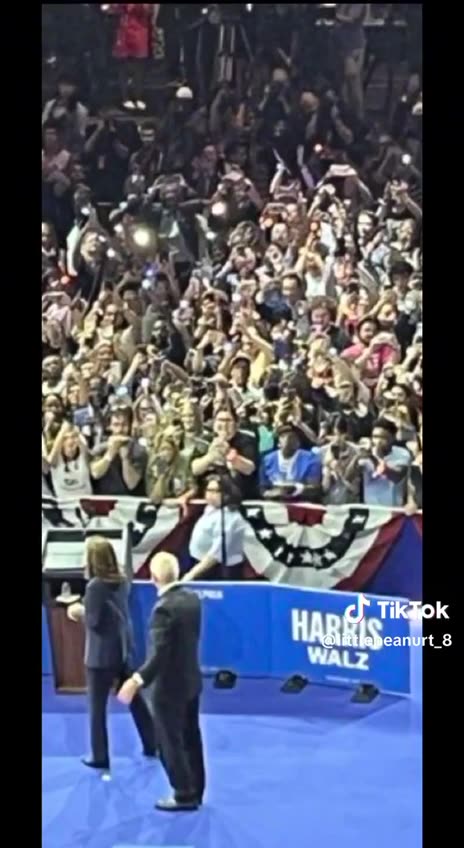 Kamala Harris faked rally