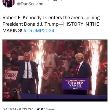 Trump introducing RFK Jr. at Arizona Rally