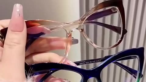 2024 New Sexy Cat Eye Glasses Frame Women Fashion Gradient Color Eyeglass Frame