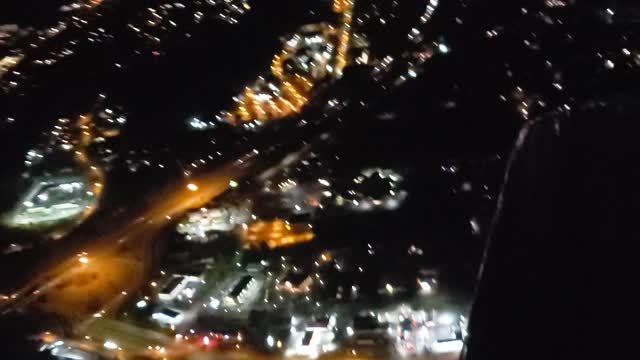 Lights seen from above in Southern Tennessee