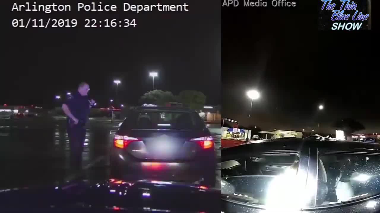 Arlington PD, Texas - Traffic Stop Turns Critical (Jan 2019)