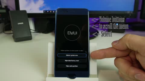 How to factory reset the Huawei Honor 9 in stock EMUI recovery.