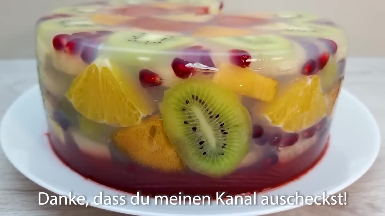 Nur Milch und Obst! Leckeres und gesundes Dessert ohne Gelatine und Backen in 5 Minuten