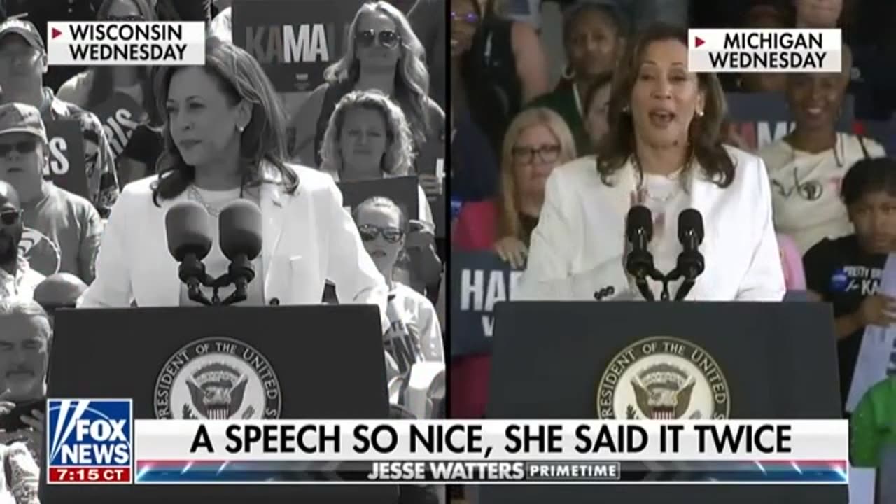 Jesse Watters: Kamala is plagiarizing Trump