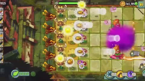 Plants vs Zombies 2 Lost City - Day 1