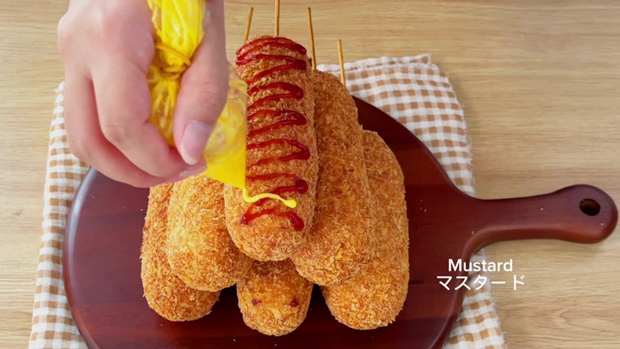 Cheese Corn Dog Recipe | Famous Korean Street Food