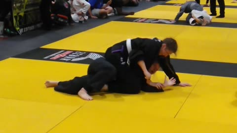 Young ladies Jiu-Jitsu match