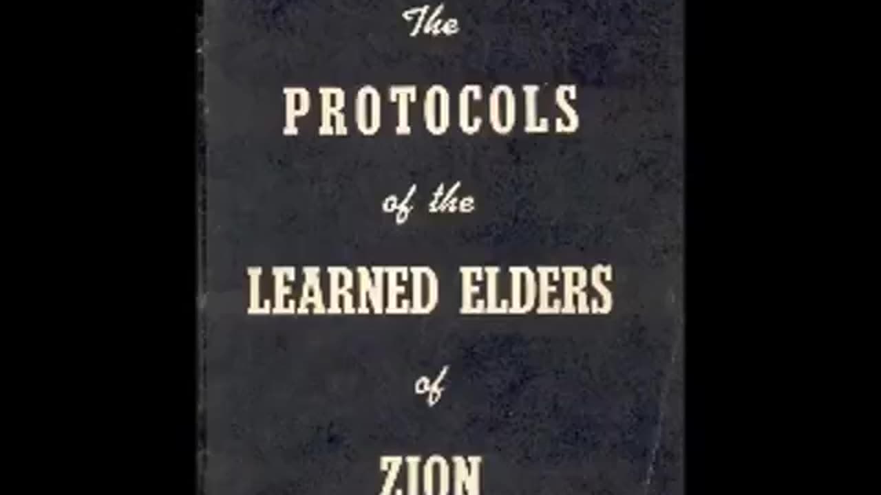 The 24 Protocols of Zion - (synagogue of satan's handbook)