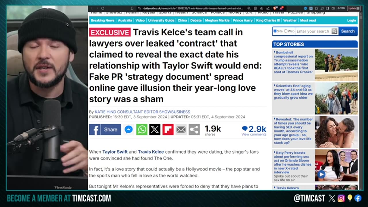 LEAKED Contract PROVES Travis Kelce Dating IS PR STUNT, Kelce Legal Team SAYS ITS A FAKE