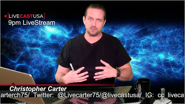 Carterocks! 9 pm. LiveCast USA