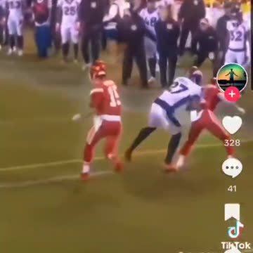 your kidding he didn't get tackled AGAIN