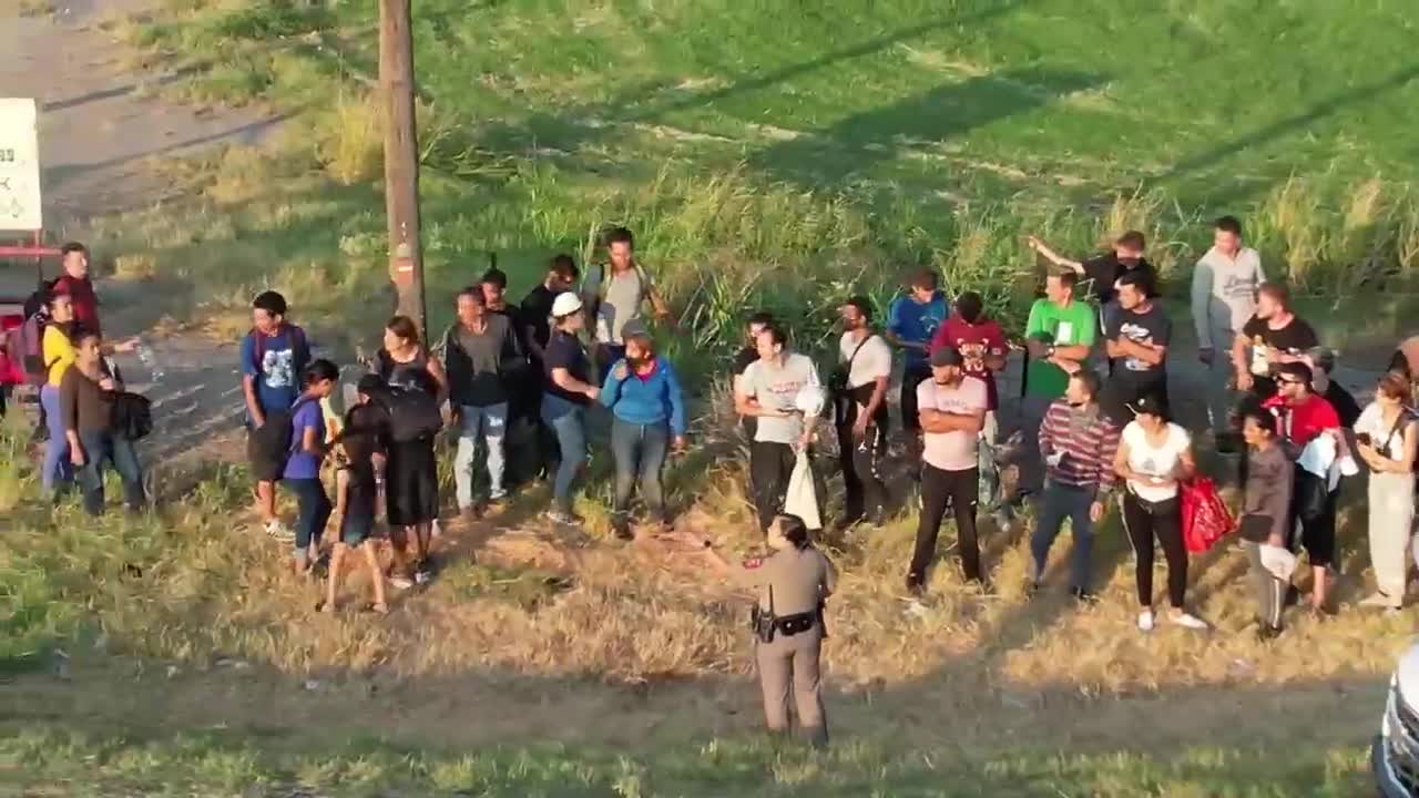 More Than 500 Illegal Immigrants Entered Eagle Pass, TX, This Morning