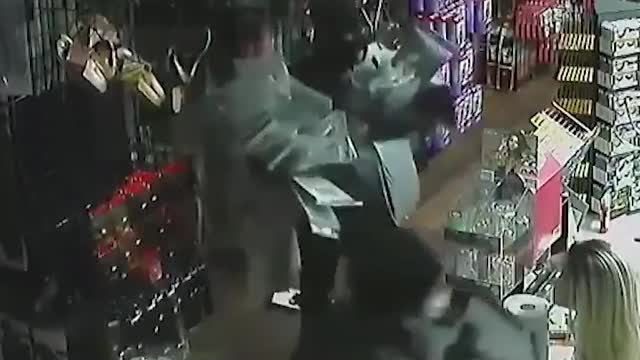 Hungry Americans foraging for bread.