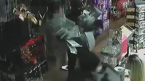 Hungry Americans foraging for bread.