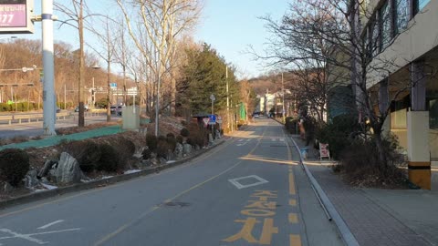 road street in korea