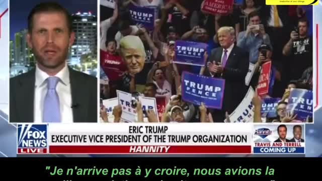 Sean Hannity reçoit Eric Trump le 16 août 2022