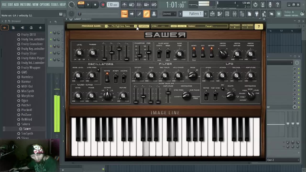Cyraxx Kick 2023-10-25 creating tracks using only sounds