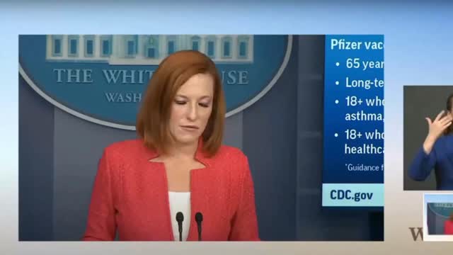 Jen PSAKI under pressure and snaps alittle bit