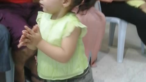 My little girl is dancing