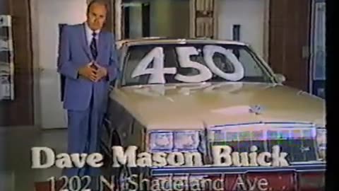 August 14, 1982 - Dave Mason Buick in Indianapolis