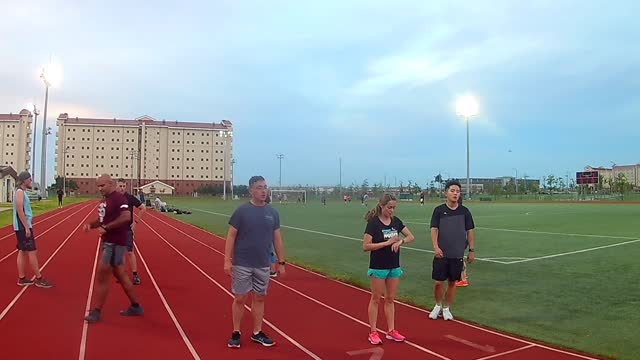 Wednesday Track Workout on Camp Humphreys, South Korea!