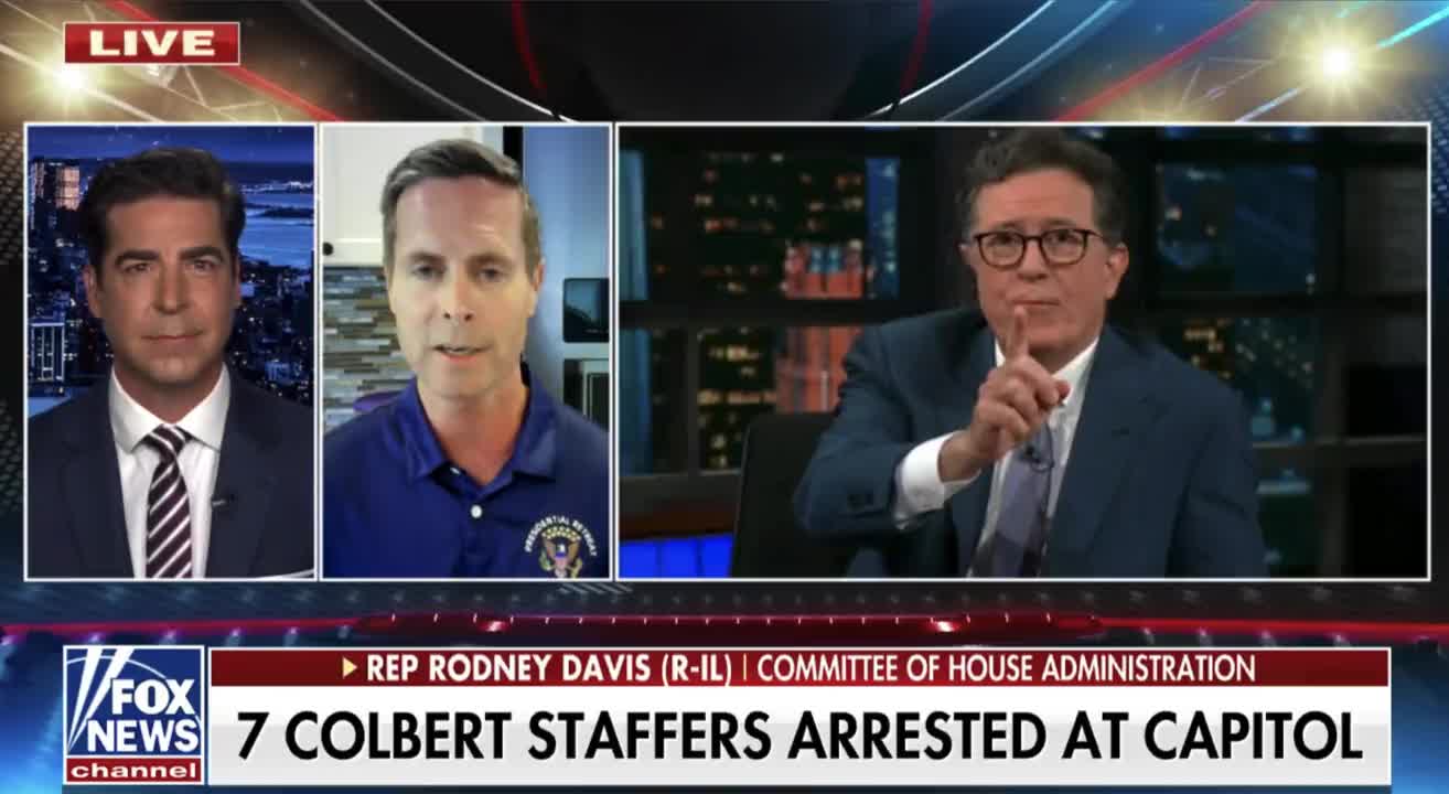 Stephen Colbert Staffers Arrested For Breaching Capitol Building With Help Of Adam Schiff's Office