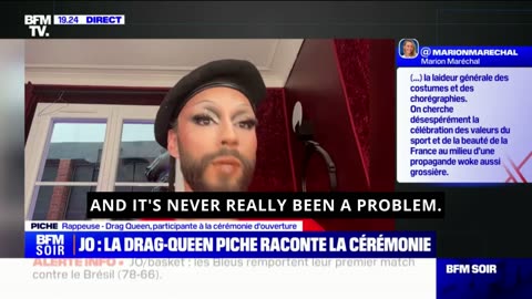Drag Queen Who was in Controversial Olympic Scene Confirms TWICE It was The Last Supper