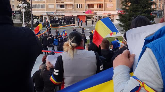 Protest 20 Martie Timisoara AntiRestrictii