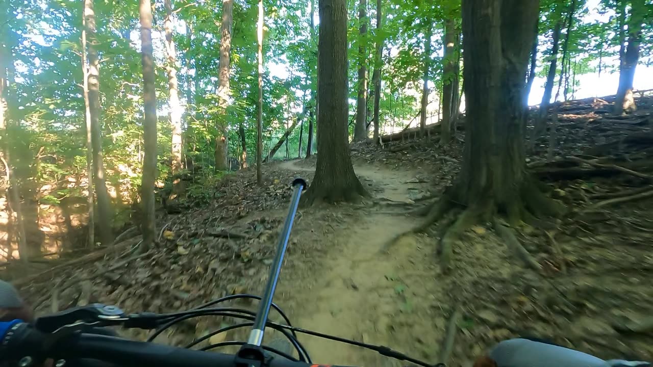 Mountain Biking in the morning