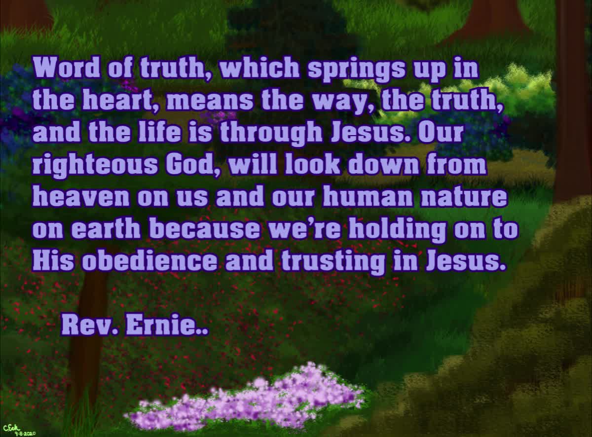 Daily Message from Rev. Ernie, May 10 2022