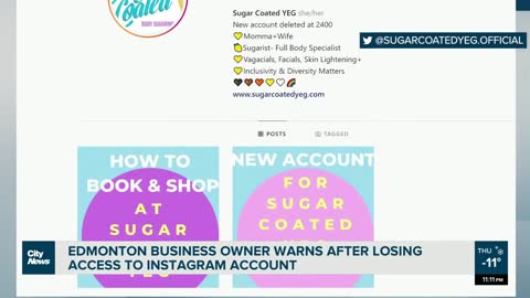 Local business warns others after losing access to Instagram account