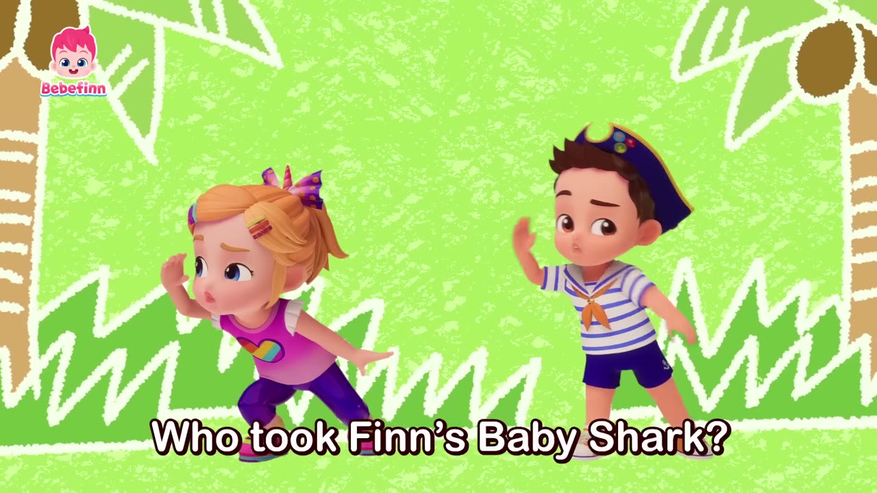 Who Took Finn's Baby Shark? | Bebefinn Playtime Song for Kids | The Hunt for Finn's Baby Shark