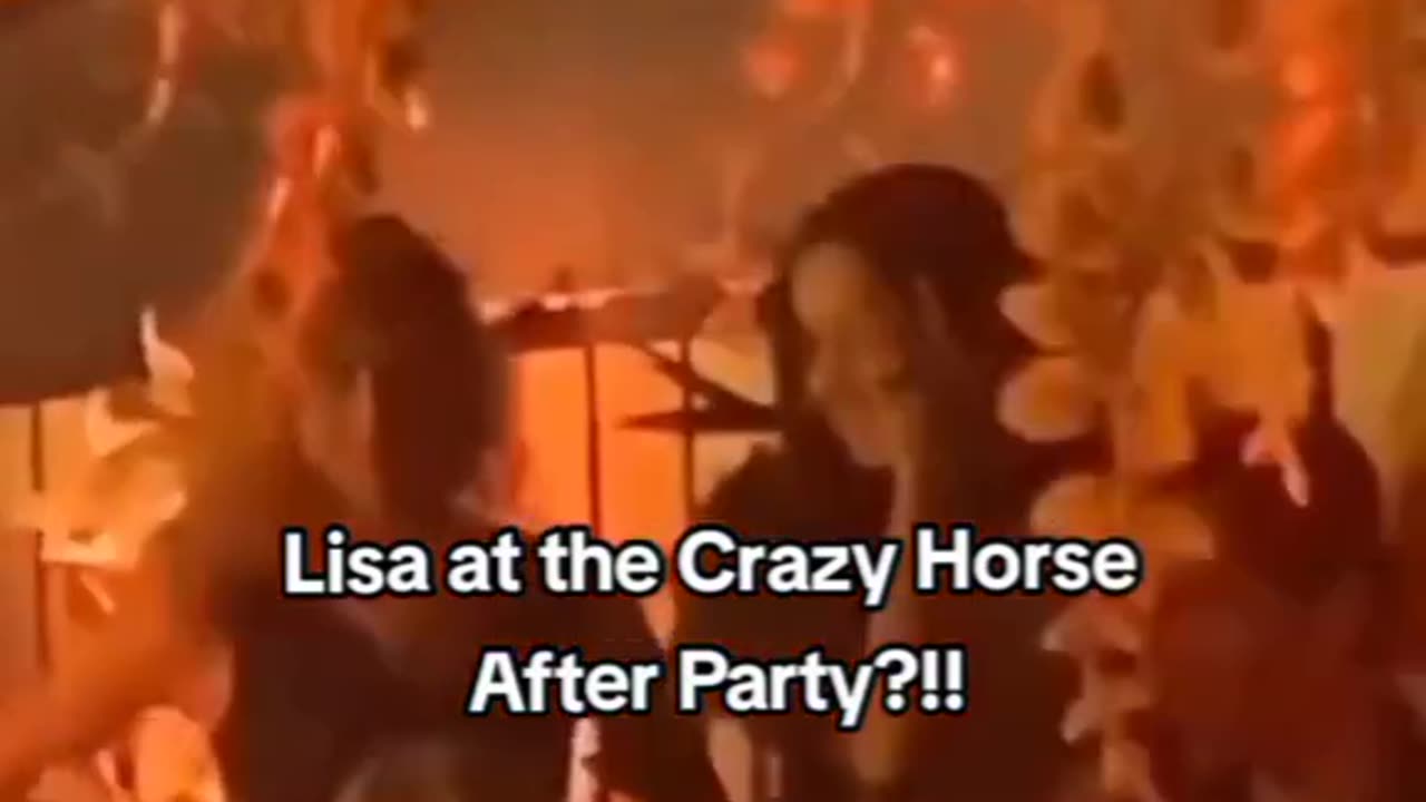 LISA AFTER PARTY CRAZY HORSE PARIS #lisa #blackpink