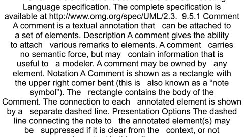 Can I write comments in UML Class diagram