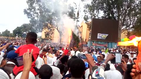 Ethiopian Orthodox Cross Ceremony in Assosa