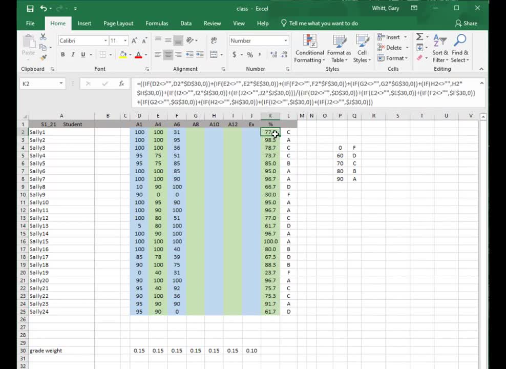 Advanced Gradebook for Teachers