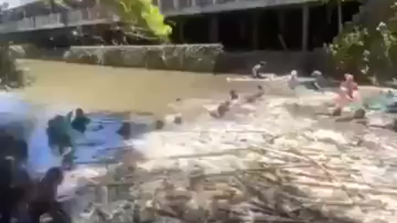 A group of people cleaned a heavily polluted river in 4 days.