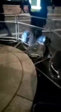 Patriots calling out the police in London