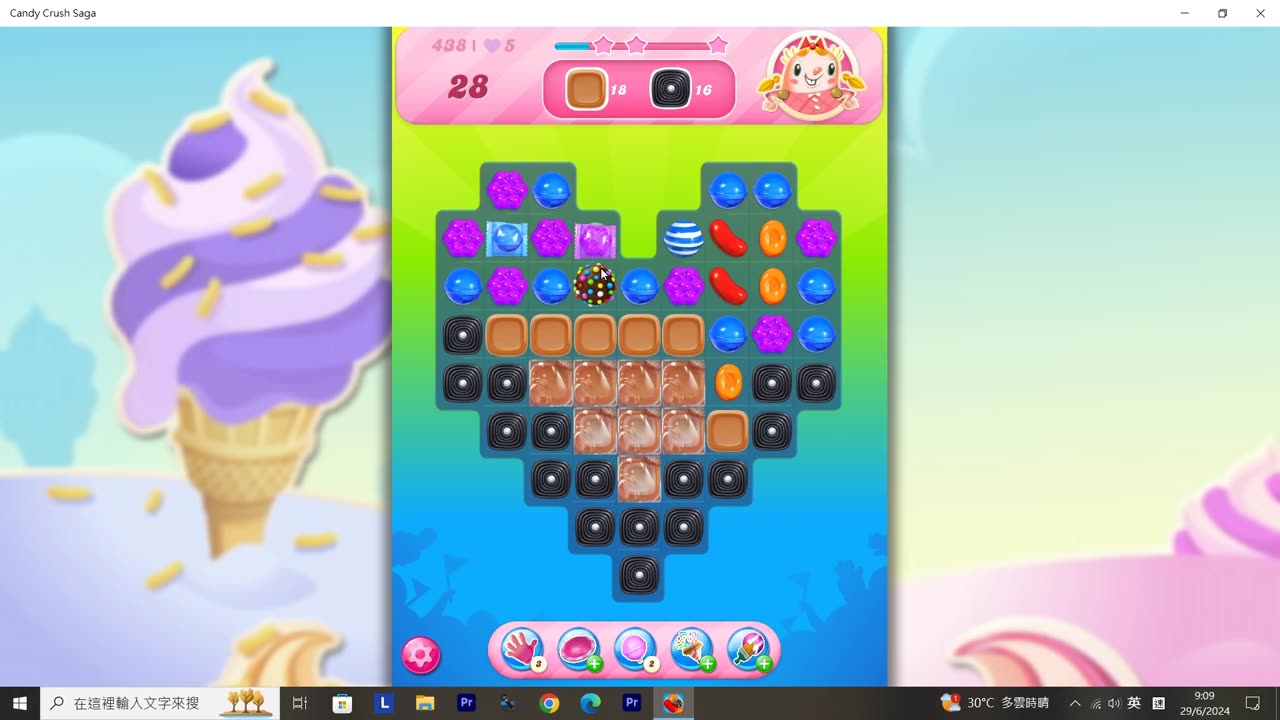 Candy Crush Saga Record (Level 438)