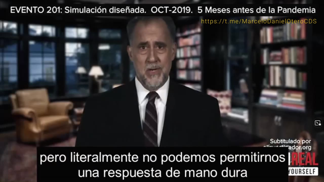 EVENTO 201 -Oct. 2019 – PrePlandemia