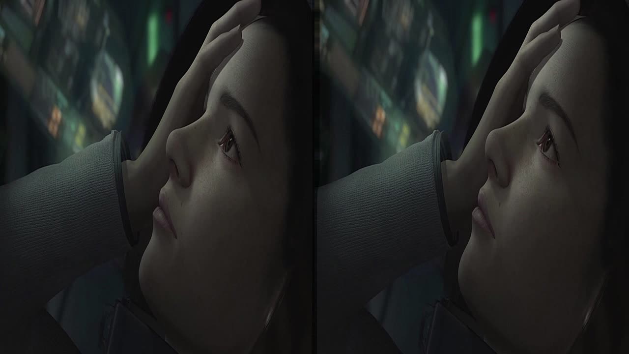 3D anime SBS .Final Fantasy- The Spirits Within 4K 80% MORE DEPTH P1