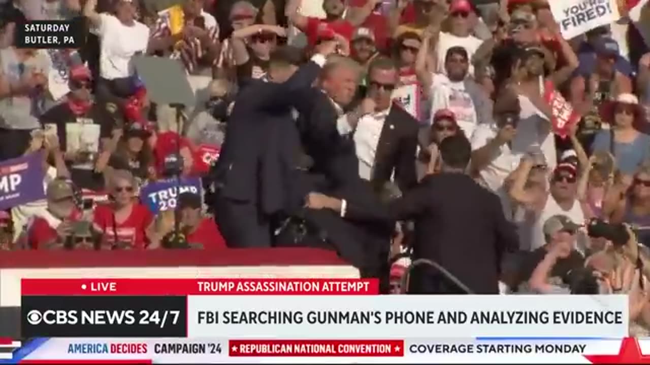 Secret Service says it's confident in RNC security plans after Trump rally shooting CBS News