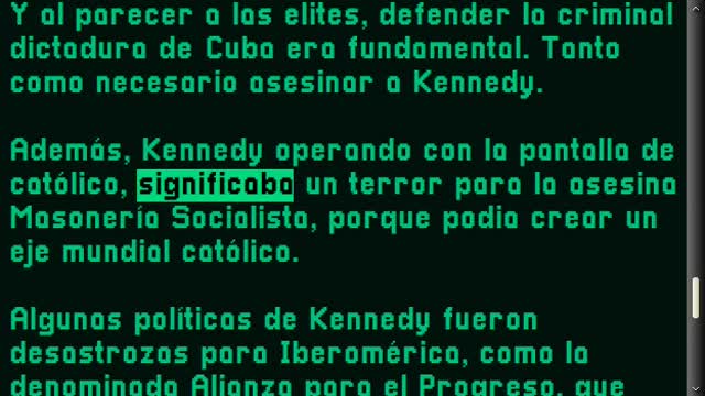 ¿Por qué asesinaron al Pdt. Kennedy?